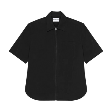 Givenchy Boxy Zip Shirt 'Black'