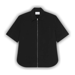 Givenchy Boxy Zip Shirt 'Black'