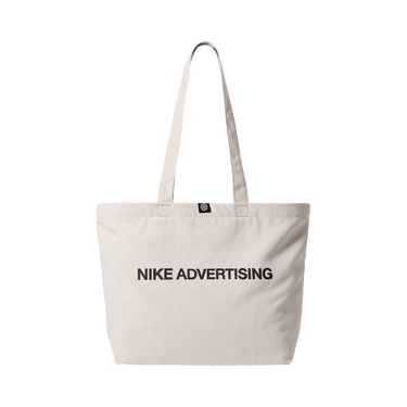 Nike Heritage 22L "Your Message Here" Tote Bag 'Oatmeal/Safety Orange/Safety Orange'