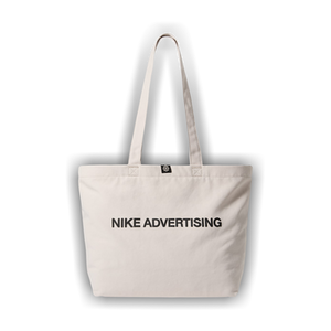 Nike Heritage 22L "Your Message Here" Tote Bag 'Oatmeal/Safety Orange/Safety Orange'