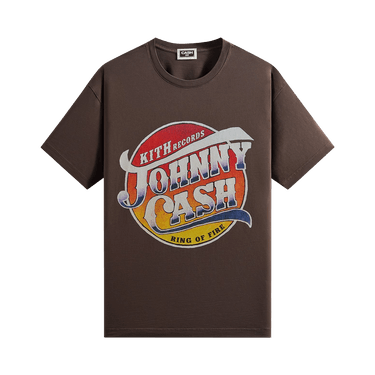 Kith Records For Johnny Cash Ring Of Fire Vintage Tee 'Hickory'