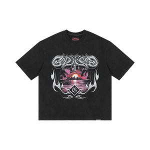 Godspeed Liberty Sunset T-Shirt 'Black'