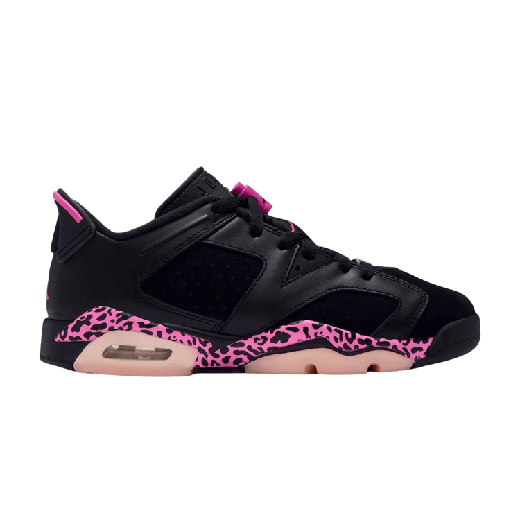 Air Jordan 6 Retro Low GS 'Black Pink Foam Laser Fuchsia' 768878 001