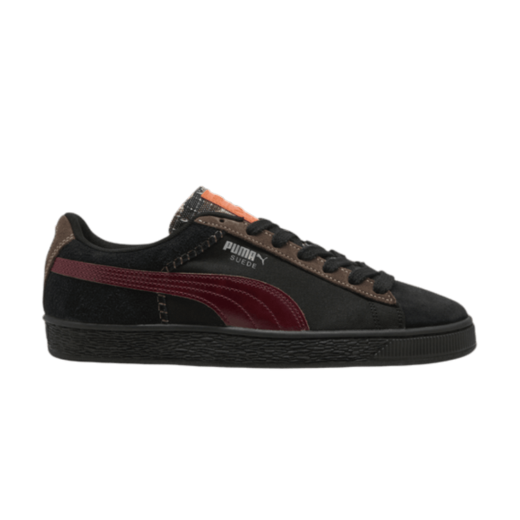 Puma Suede Built & Earned Ii 'Black Team Regal Red' 410723 02