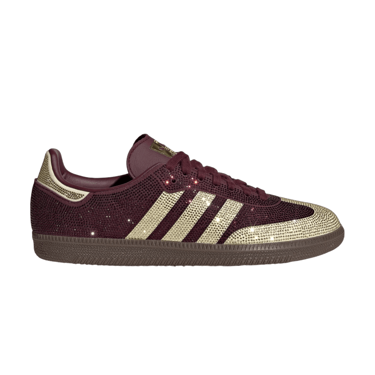 adidas Wmns Samba OG 'Rhinestone Maroon Warm Vanilla' KJ7488