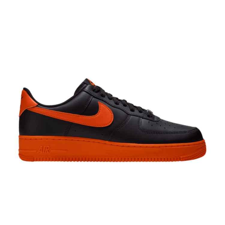 Nike Air Force 1 '07 'Black Safety Orange' JA1013 010