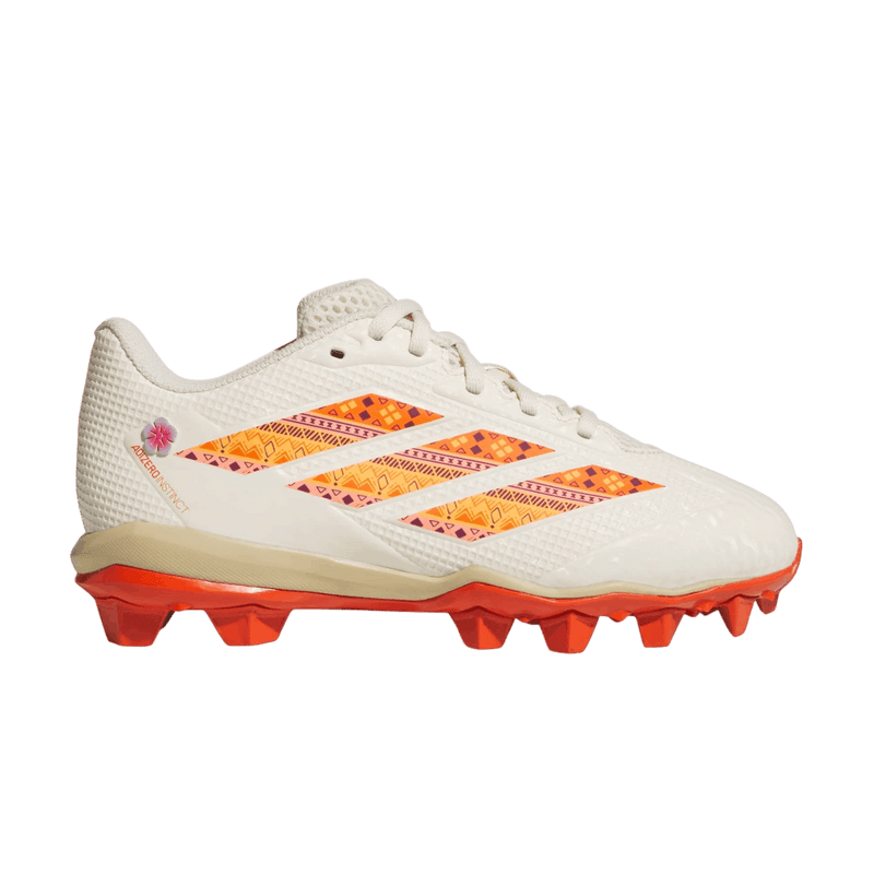 adidas Softball Disney Adizero Instinct 2.0 Molded Rubber Softball Little Kid 'Wonder White Impact Orange' KH8060