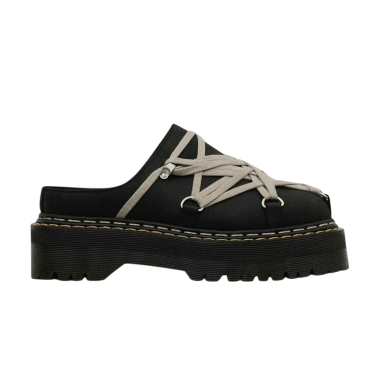 Rick Owens x Dr. Martens Quad Sole Megalace Mule 'Black' DM02F1815 6001 09 BLAC