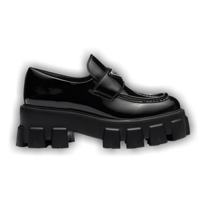 Prada Wmns Monolith Patent Leather Loafer 'Black'