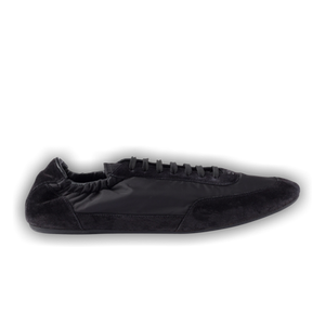 Prada Wmns Collapse Re-Nylon and Suede Sneaker 'Black'