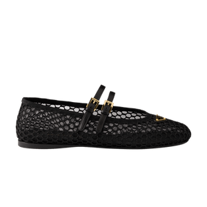 Prada Wmns Mesh Ballerinas 'Black'