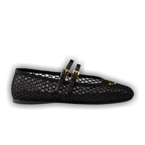 Prada Wmns Mesh Ballerinas 'Black'