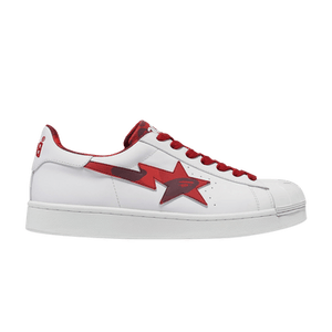 BAPE Wmns Skullsta 'White Red'