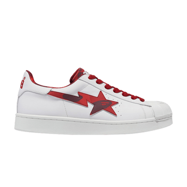 BAPE Wmns Skullsta 'White Red'