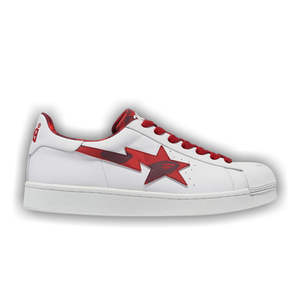 BAPE Wmns Skullsta 'White Red'