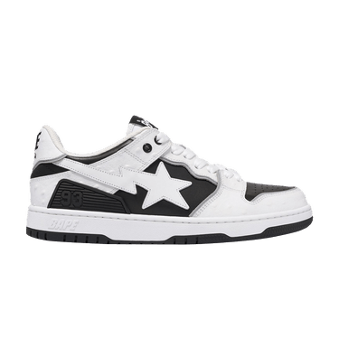 BAPE Sk8 Sta #1 'Faux Ostrich Leather Pack - Black'