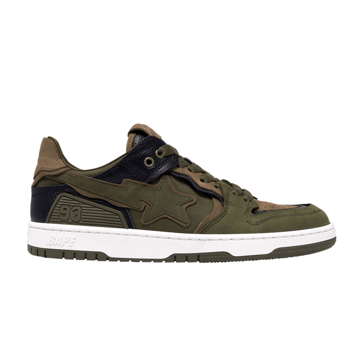 BAPE Wmns Sk8 Sta #6 'Olive Drab' 1K30291313 OLD