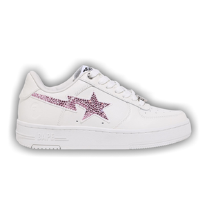 Wmns Bapesta #50 'White Pink Crystals'