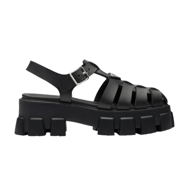 Prada Wmns Foam Rubber Sandal 'Black'