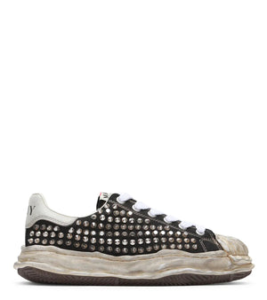 Maison Mihara Yasuhiro Blakey OG Sole Studded Canvas Low 'Black White'