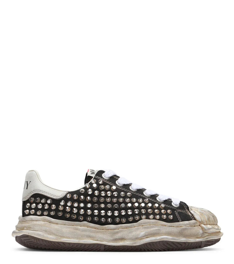 Maison Mihara Yasuhiro Blakey OG Sole Studded Canvas Low 'Black White'