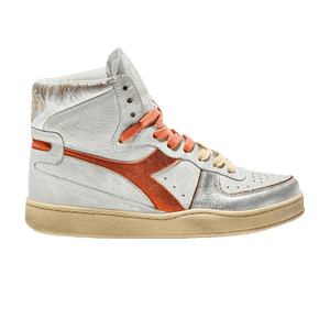 Diadora Wmns Mi Basket 'Metal - White Orange Nasturtium'