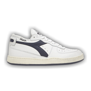 Diadora Mi Basket Row Cut 'White Blue Corsair'