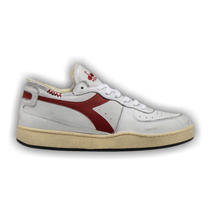 Diadora Mi Basket Row Cut 'White Garnet'