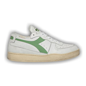 Diadora Mi Basket Row Cut 'White Stone Green'