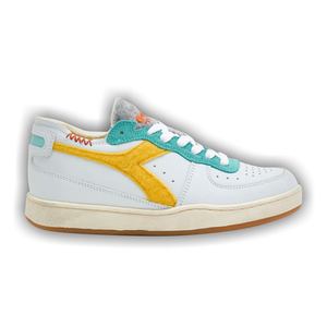 Diadora Mi Basket Row Cut 'White Banana'