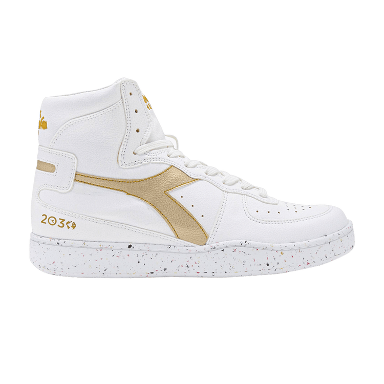 Diadora Mi Basket '2030 - White Rich Gold' 201 179038 C5363
