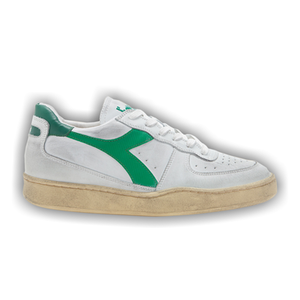 Diadora Mi Basket Low Used 'White Verdant Green'