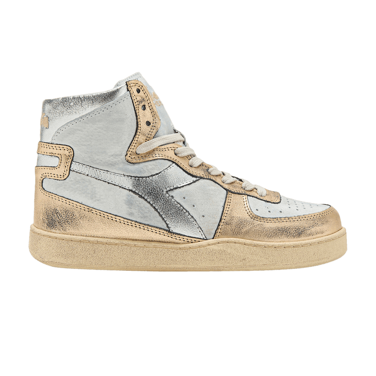 Diadora Mi Basket 'Metallic Used - White Beige' 201 179440 C1354