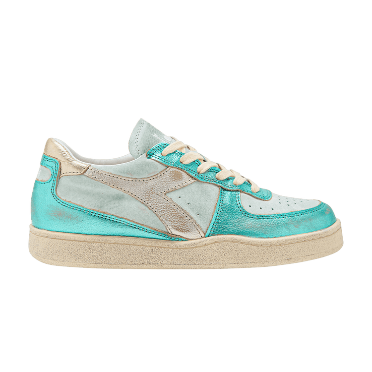 Diadora Wmns Mi Basket Low 'Metal - Blue Sea' 201 179535 65175