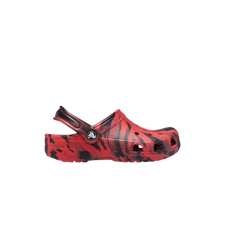Crocs Classic Clog Toddler 'Marbled Red Black' 206838 6EO