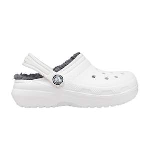 Crocs Classic Lined Clog Kids 'White Grey'