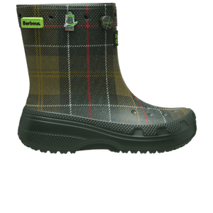 Barbour x Crocs Classic Boot 'Kelp Plaid'