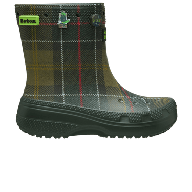 Barbour x Crocs Classic Boot 'Kelp Plaid'