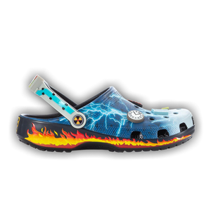 Back to The Future x Crocs Classic Clogs 'Lightning Blue Flame'