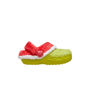 The Grinch x Crocs Classic Lined Clog Toddler 'Stealing Christmas'