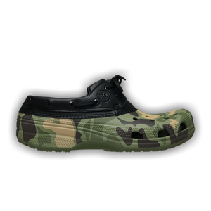 Crocs Classic Duck Camo Boat Shoe 'Black Cargo'