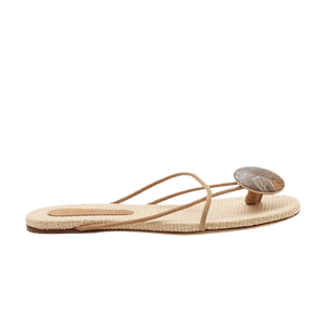 Christopher Esber Wmns Doma Stoned Flat 'Natural'