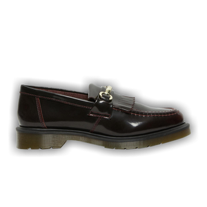 Dr. Martens Adrian Snaffle Smooth Leather Kiltie Loafer 'Cherry Red Arcadia'