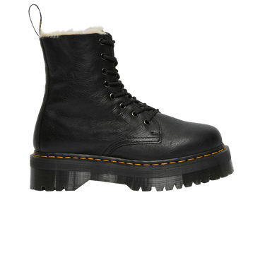 Dr. Martens Jadon Faux Fur Lined Platform Boot 'Black'
