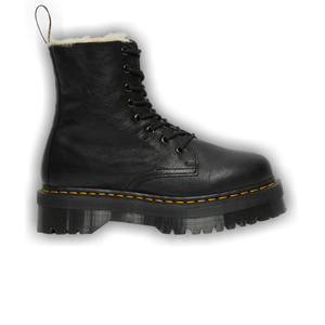 Dr. Martens Jadon Faux Fur Lined Platform Boot 'Black'