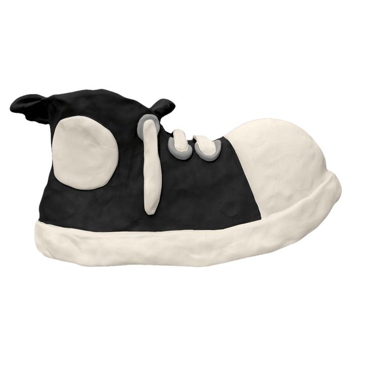 Bravest Studios Clay Shoe 'Black White' 25FWCLAYBK