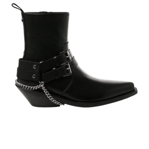 Ann Demeulemeester Wmns Kiril Santiags Belts Ankle Boot 'Black'