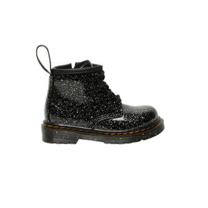 Dr. Martens 1460 Glitter Ankle Boot Toddler 'Black Cosmic Glitter'