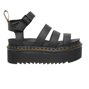 Dr. Martens Wmns Blaire Hydro Leather Platform Strap Sandal 'Black'