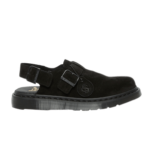 Dr. Martens Jorge Made in England Suede Slingback Mule 'Black'